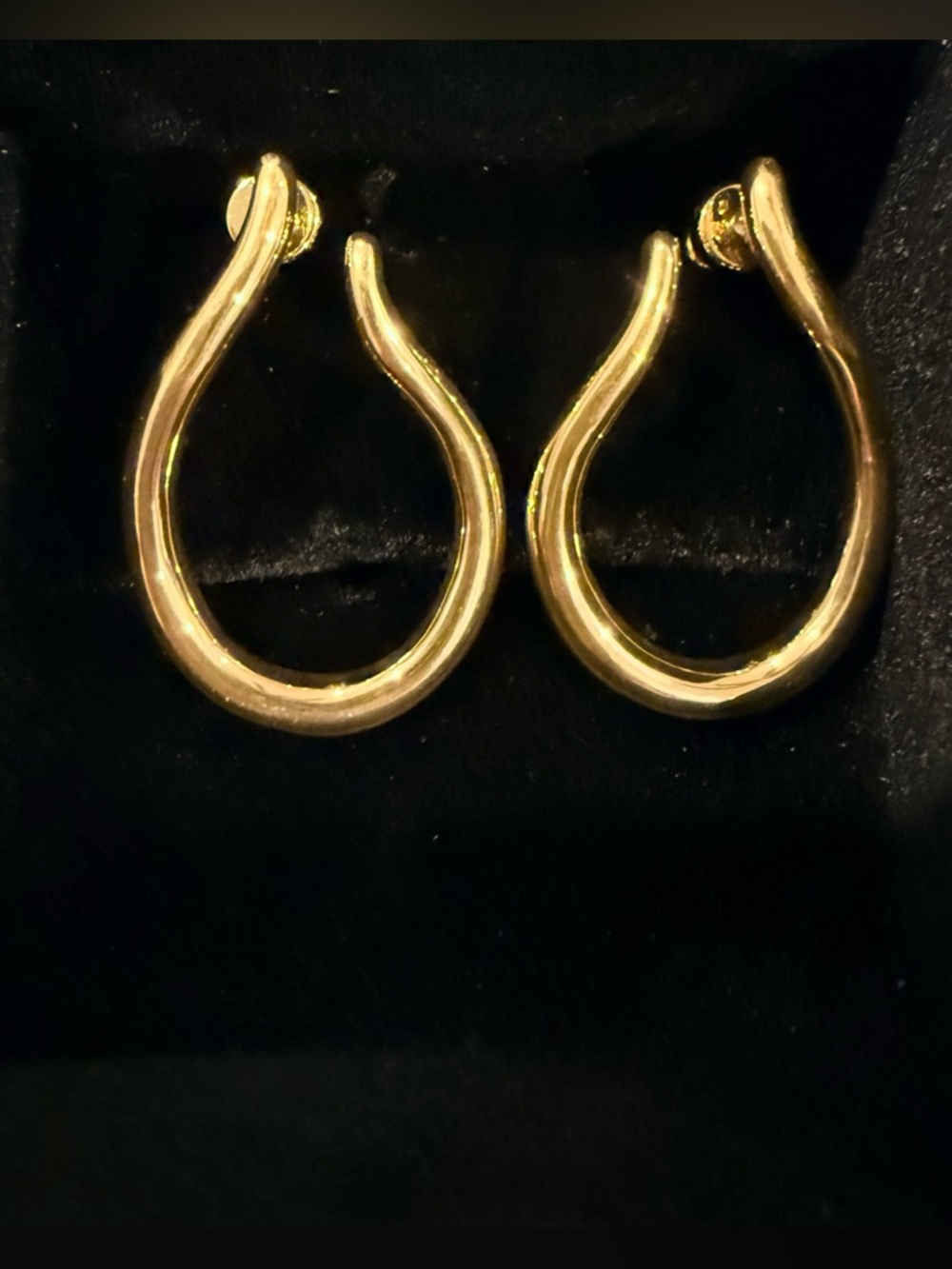 J9. Loop Posts - 18K Gold Plated Over Steel - No Cancels